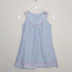 JK Seersucker Stripe Sleeveless Dress 6